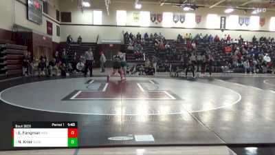 235 lbs Quarterfinal - Natalie Krier, Dubuque Hempstead vs Ellie Fangman, Independence