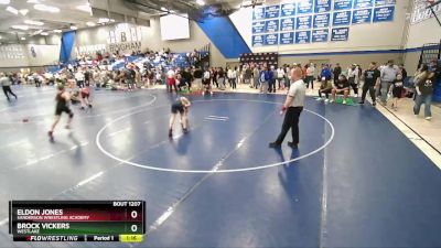 115 lbs Cons. Semi - Eldon Jones, Sanderson Wrestling Academy vs Brock Vickers, Westlake