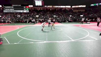102 lbs Cons. Round 2 - Lucas Smith, ELR1 vs Karson Lee, CLY2