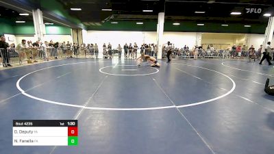 126 lbs Round Of 32 - Dominic Deputy, PA vs Nico Fanella, PA