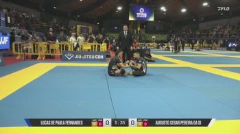 Lucas De Paula Fernandes vs Augusto Cesar Pereira Da Si 2026 IBJJF European NoGi