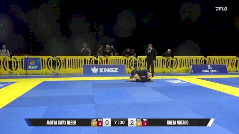 Greta Notaro vs Jadeya Sway Reber 2025 Pan IBJJF Jiu-Jitsu No-Gi Championship