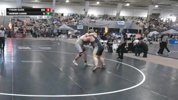 A 285 lbs Quarterfinal - Tyson Click, Samuel Everett School Of Innovation vs Hunter Lange, Fairview High School