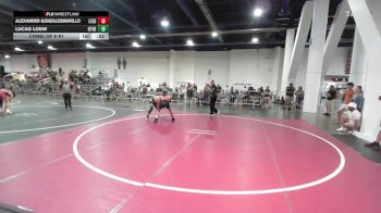 116 lbs Consi Of 8 #1 - Alexander GonzalesMurillo, Legends Of Gold LV vs Lucas Loew, Other Team
