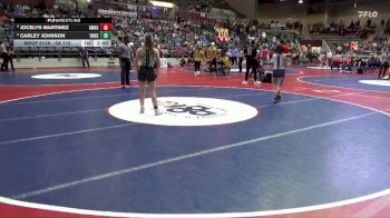 5A 110 lbs Cons. Semi - Jocelyn Martinez, Greenwood vs Carley Johnson, Van Buren