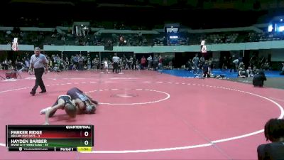 95 lbs Quarterfinal - Parker Ridge, Kellam Mat Rats vs Hayden Barber, River City Wrestling