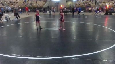 73 lbs Cons. Semi - Eleanor Hoose, Blackman Wrestling Club vs Layla McCoy, Blackman Wrestling Club