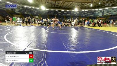 150 lbs Consi Of 8 #1 - Vaughn Strobel, Valiant Wrestling Club vs Isaac Christo, MWC Wrestling Academy, NE