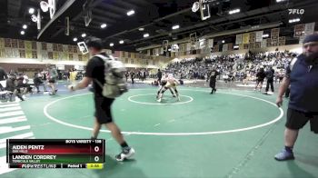 138 lbs Cons. Round 4 - Landen Cordrey, Temecula Valley vs Aiden Pentz, Oak Hills