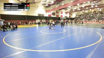 100 lbs Champ. Round 2 - Gabrila Morales, Adelanto vs Ximena Gonzalez, Anaheim