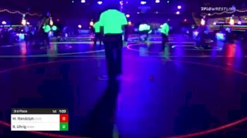 109 lbs 3rd Place - Matthew Randolph, Ghost Riders vs Royce Uhrig, Gunnison Dusters