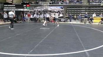 285 lbs Quarterfinal - Sam Sorenson, Army vs Lucas Cochran, Penn State
