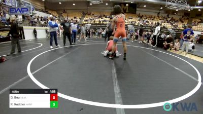 119 lbs Final - Daxton Bean, Elgin Wrestling vs Ryatt Rodden, Harrah Little League Wrestling