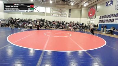 138 lbs Semifinal - Evan Madigan, Edward Little vs Caiden Skidgell, Dirigo