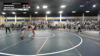 144 lbs Round Of 16 - Kixten Barney, Uintah vs Emiliano Toro, Stampede WC