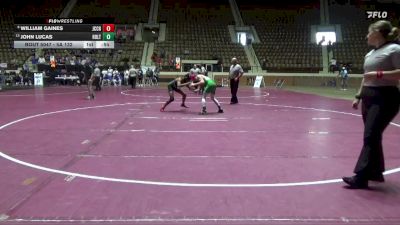 5A 132 lbs Cons. Round 2 - William Gaines, John Carroll Catholic HS vs John Lucas, Holtville