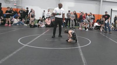 50 lbs Round 4 (6 Team) - Penelope Webb, Lady Warriors United Gold vs Jordyn Jones, Lady Warriors United Maroon