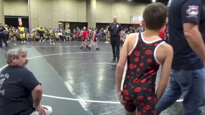 70 lbs Round 1 (6 Team) - Liam Howarth, NC National Team Gold vs Jett Deville, Rebel Wrestling