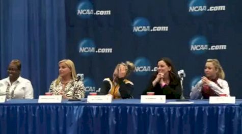Prelim 1 Press Conference - OU, Michigan, and UCLA Advance to Super Six