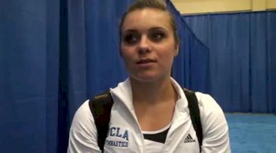 UCLA All Arounder Elyse Hopfner-Hibbs after Advancing to Super Six