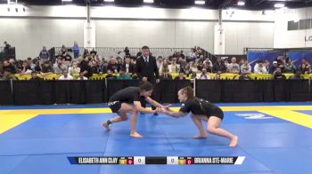 Elisabeth Ann Clay vs Brianna Ste-Marie 2024 World IBJJF Jiu-Jitsu No-Gi Championship