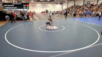 133 lbs Champ. Round 1 - Connor Bayliss, Marian University (IN) vs Cole Blalock, Huntingdon