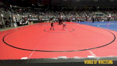 40 lbs Consi Of 8 #2 - Kase Zappone, Barnsdall Youth Wrestling vs Carson Streeter, Alpha Elite