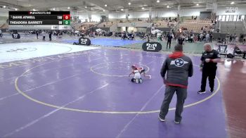 42 lbs Round 1 - Davie Atwell, TNWA vs Theadora Barrett, Blackman Wrestling