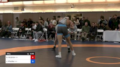 86 kg Consolation - Aaron Ayzerov, Isr vs Jasmit Singh Phulka, CAN