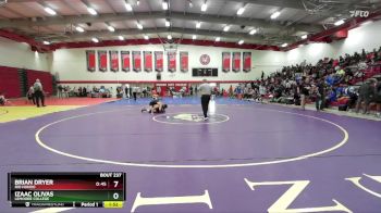 149 lbs Cons. Round 2 - Izaac Olivas, Lemoore College vs Brian Dryer, Rio Hondo