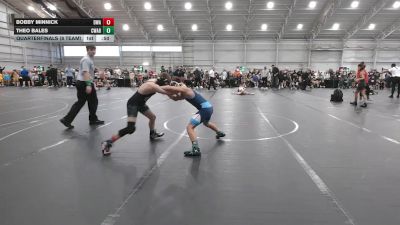 90 lbs Quarterfinals (8 Team) - Theo Bales, Contenders WA Blue vs Bobby Minnick, Donahue WA