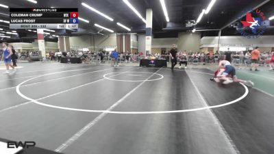 132 lbs Round Of 32 - Coleman Crump, NTX Wrestling vs Lucas Frost, 3F Wrestling
