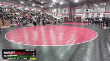 140 lbs Cons. Round 1 - Bailey Kemp, Paloma Valley vs Riley Navarez, South Hills