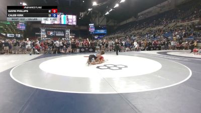 126 lbs Cons. Sub-rd Of 64 - Gavin Phillips, Arizona vs Caleb Kirk, Louisiana