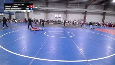 84 lbs Rr Rnd 3 - Dominic Velardi, Ruthless - MSB vs Griffin Doroshenko, Mat Assassins - MSB