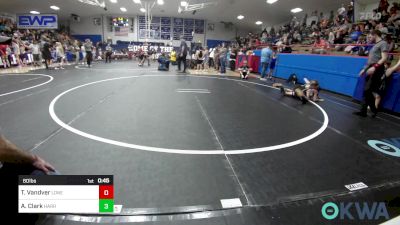 80 lbs Rr Rnd 3 - Temperance Vandver, Lone Grove Takedown Club vs Ashlynn Clark, Harrah Little League Wrestling