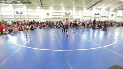 68 lbs Round Robin 2 - Rilynn Fowkes, Valkyrie Girls WC-Girls vs Paislye Kirk, Ohio Skibidi Rizzlers - Pink