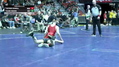 2A-106 lbs Champ. Round 2 - Tayden Howell, Maquoketa vs Kline Kiburz, Winterset