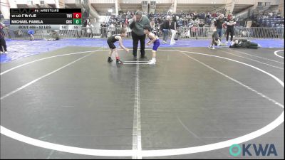 52 lbs Final - Wyatt Wylie, Tuttle Wrestling Club vs Michael Fabela, Chickasha Youth Wrestling