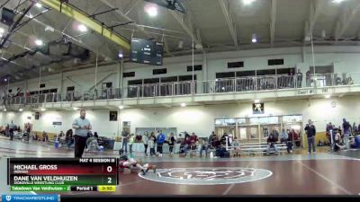 92 lbs Cons. Round 4 - Dane Van Veldhuizen, Zionsville Wrestling Club vs Michael Gross, Indiana