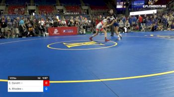 122 lbs Rnd Of 64 - Cayden Condit, Colorado vs Abby Rhodes, Illinois