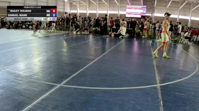 157 lbs Champ. Round 1 - Bailey Holman, California vs Samuel Mann, Arizona