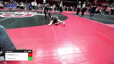 55 lbs Consi Of 8 #2 - Lucas Reeder, Caney Valley Wrestling vs Elijah Kroll, Raw Wrestling Club