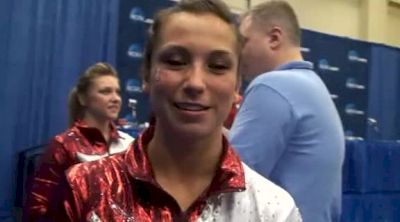 Alabama Senior Kayla Hoffman after leading her team to the National Title