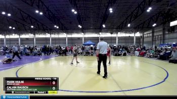 115 lbs Cons. Round 1 - Calvin Rausch, Southern Idaho Wrestling Club vs Mark Hulse, Grace Jr High