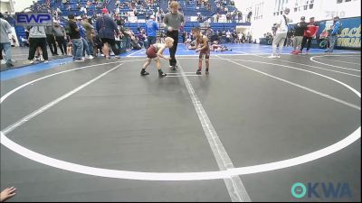 46 lbs Consi Of 16 #2 - Avelino Juarez, Clinton Youth Wrestling vs Baker Thaxton, Blanchard Youth Wrestling