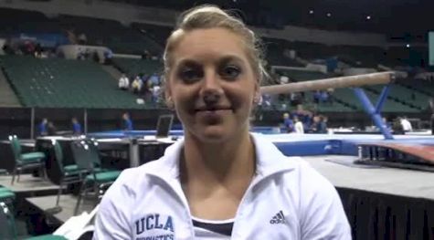 US Olympian Sam Pezsek after her First Super Six with UCLA
