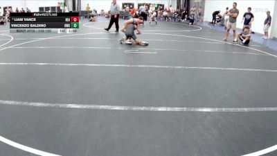 115-120 lbs Round 4 - Liam Vance, Bearcats vs Vincenzo Baldino, Outsiders Wrestling Club