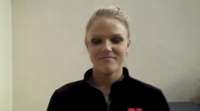 Utah Senior and Canadian Olympian Gael Mackie after her Final Meet