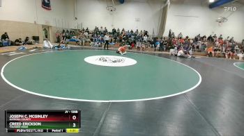 138B Quarterfinal - Creed Erickson, Thunder Ridge vs Joseph C. McGinley, Natrona County